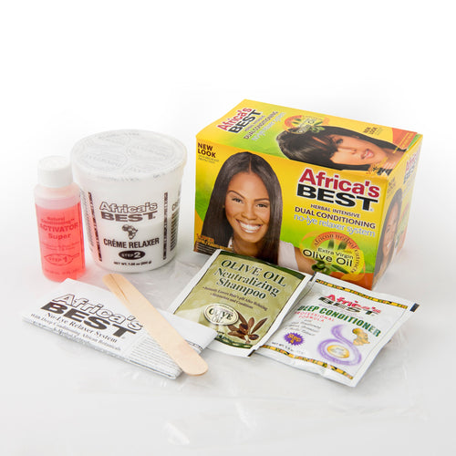 Africa's Best Herbal Intensive Dual Conditioning No-Lye Relaxer System
