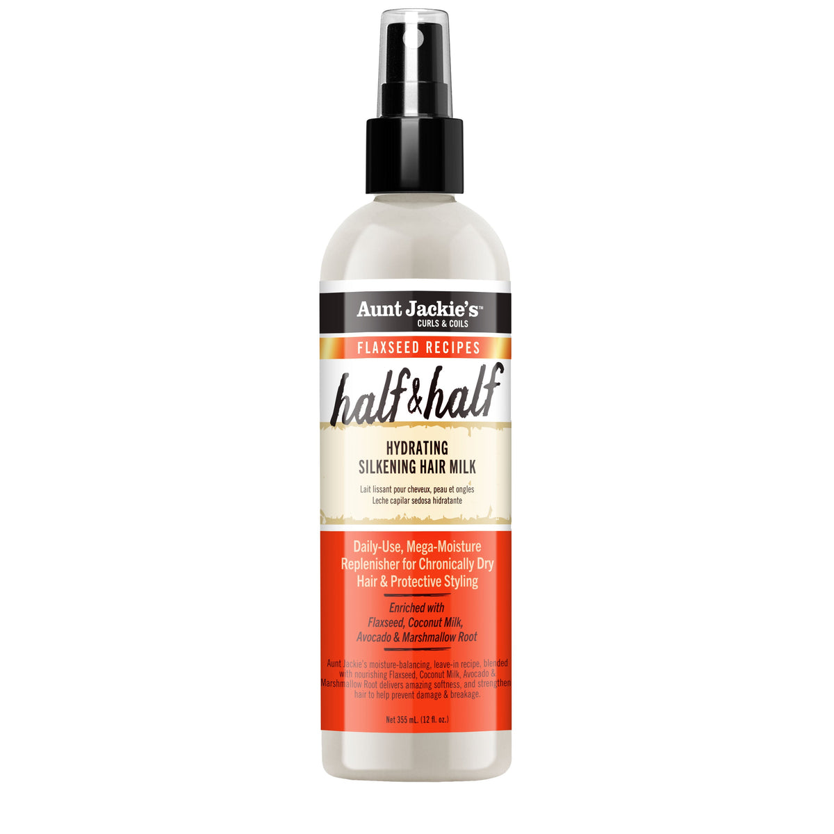 Aunt Jackie's Half & Half Hydrating Silkening Hair Milk