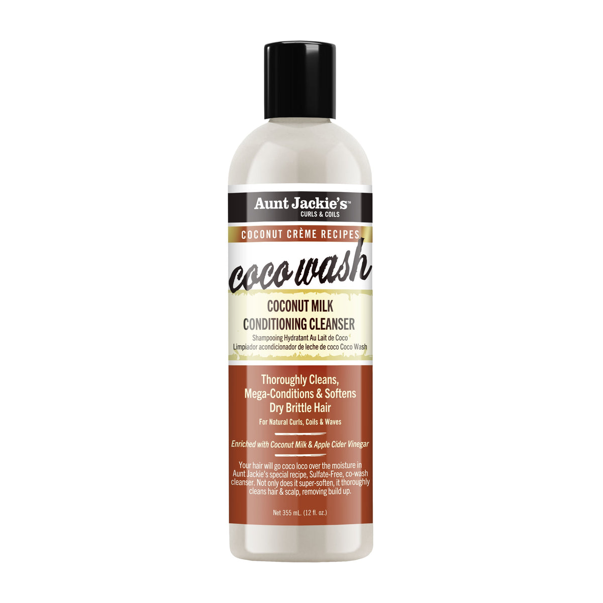 Aunt Jackie's Coco Wash Coconut Milk Conditioning Cleanser