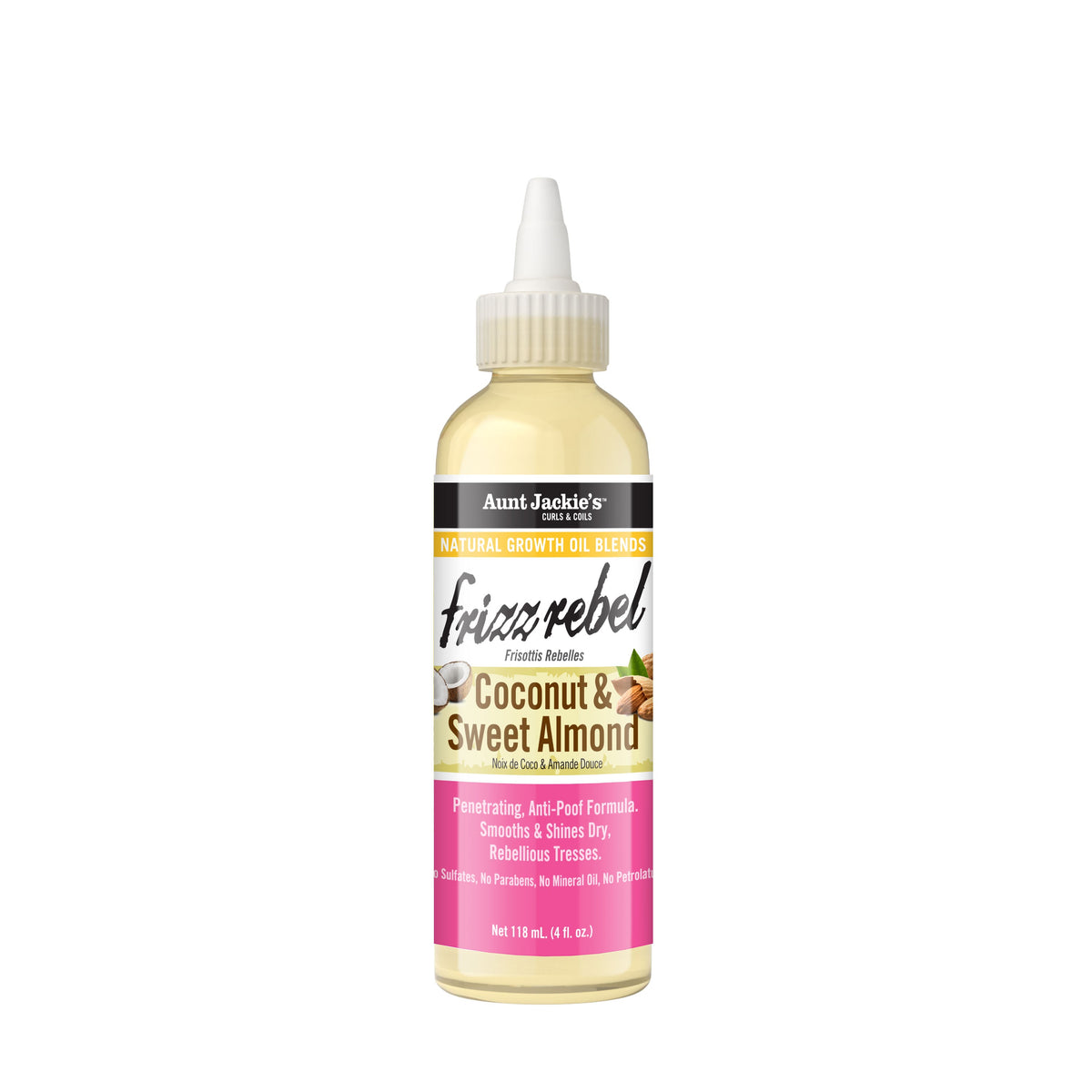 Aunt Jackie's Frizz Rebel Coconut & Sweet Almond Oil