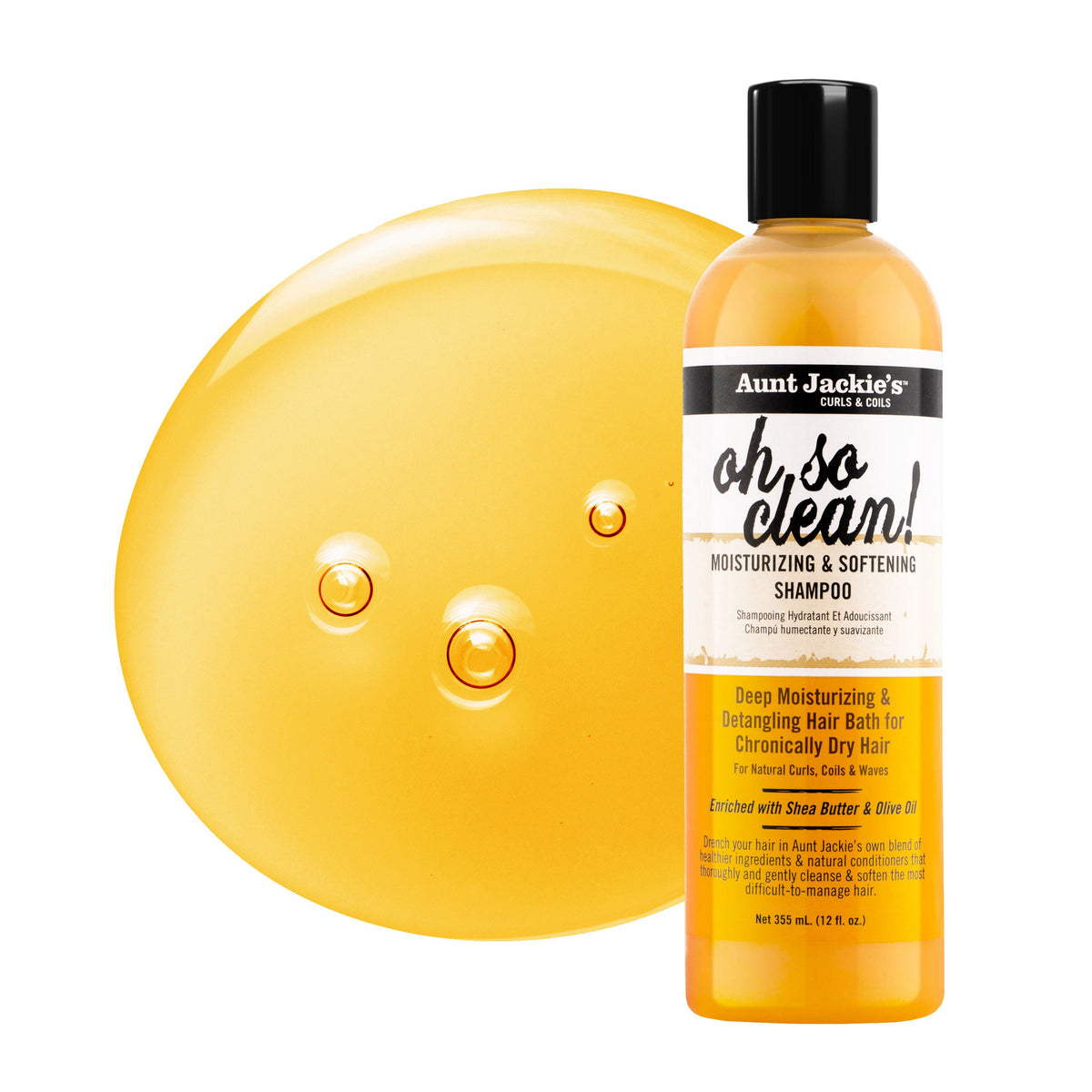 Aunt Jackie's Oh So Clean! Moisturizing & Softening Shampoo
