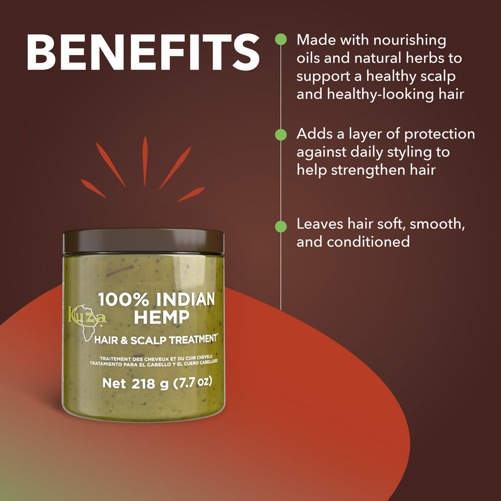 Kuza 100% Indian Hemp Hair & Scalp Treatment