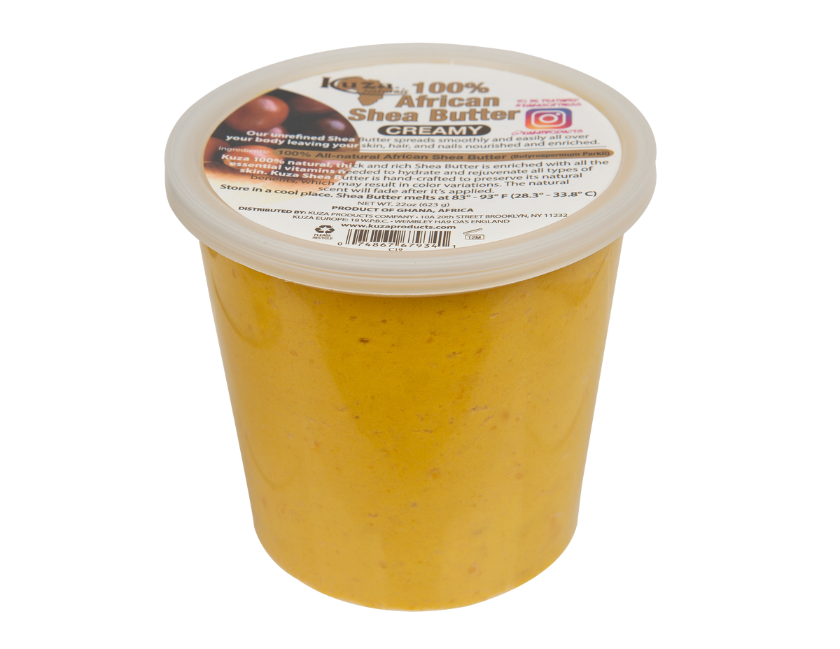 Kuza 100% African Shea Butter - Creamy Yellow