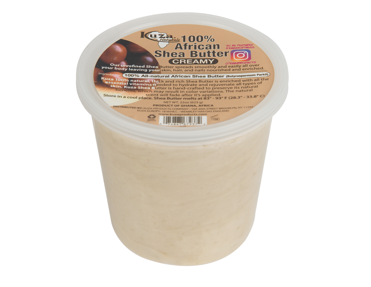 Kuza 100% African Shea Butter - Creamy White