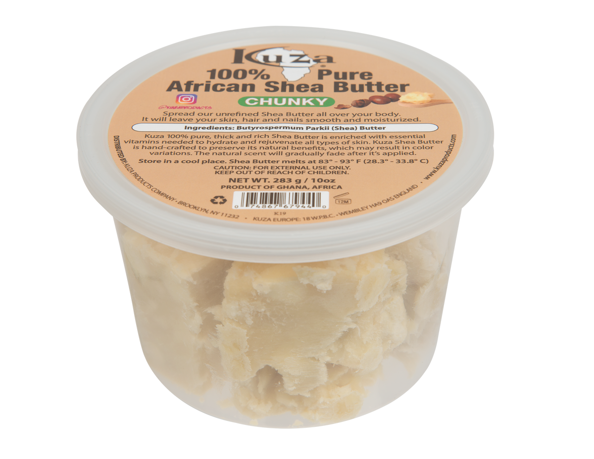 Kuza 100% African Shea Butter - Chunky White