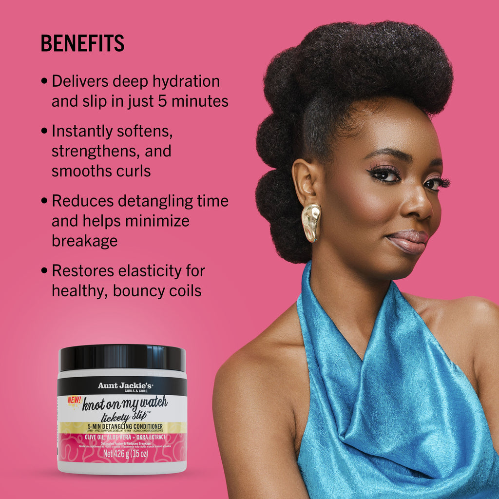 Aunt Jackie's Lickety Slip 5-Minute Detangling Conditioner