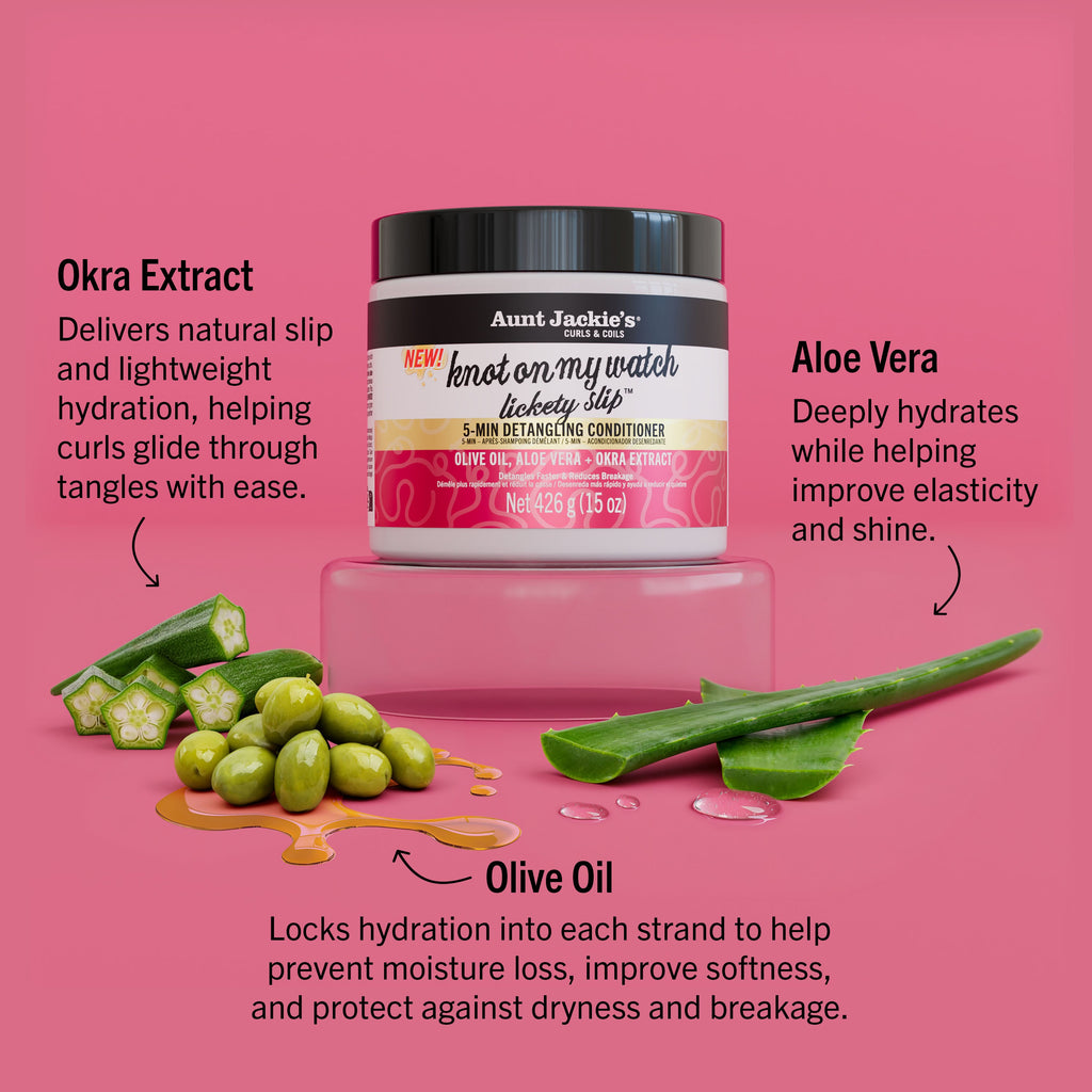Aunt Jackie's Lickety Slip 5-Minute Detangling Conditioner
