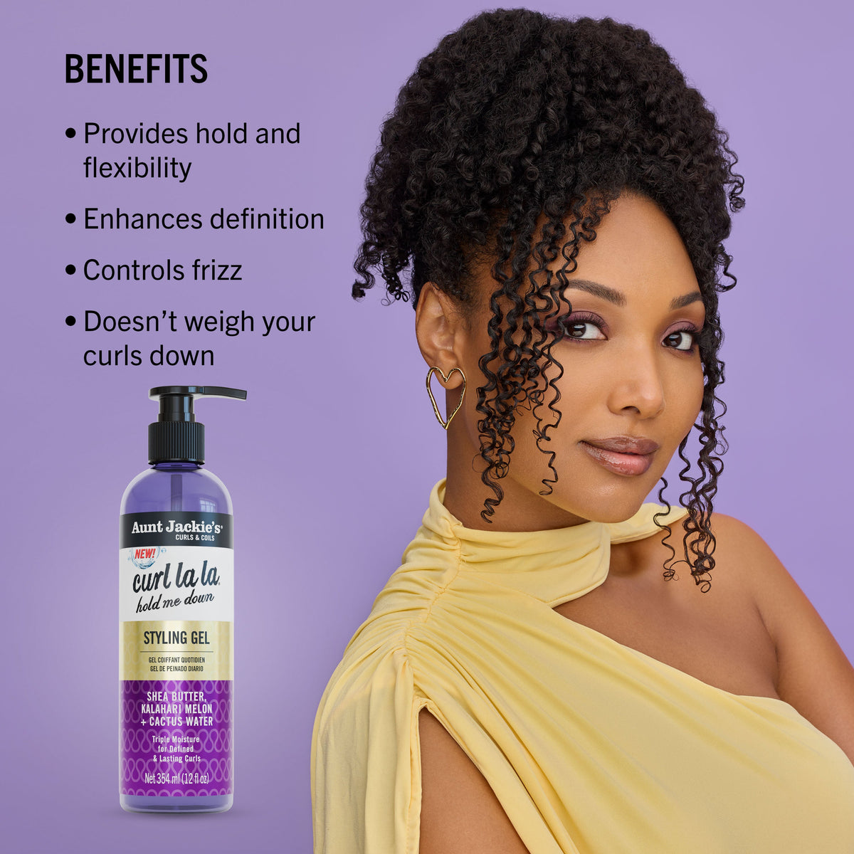 Aunt Jackie's Curl La La Hold Me Down Styling Gel
