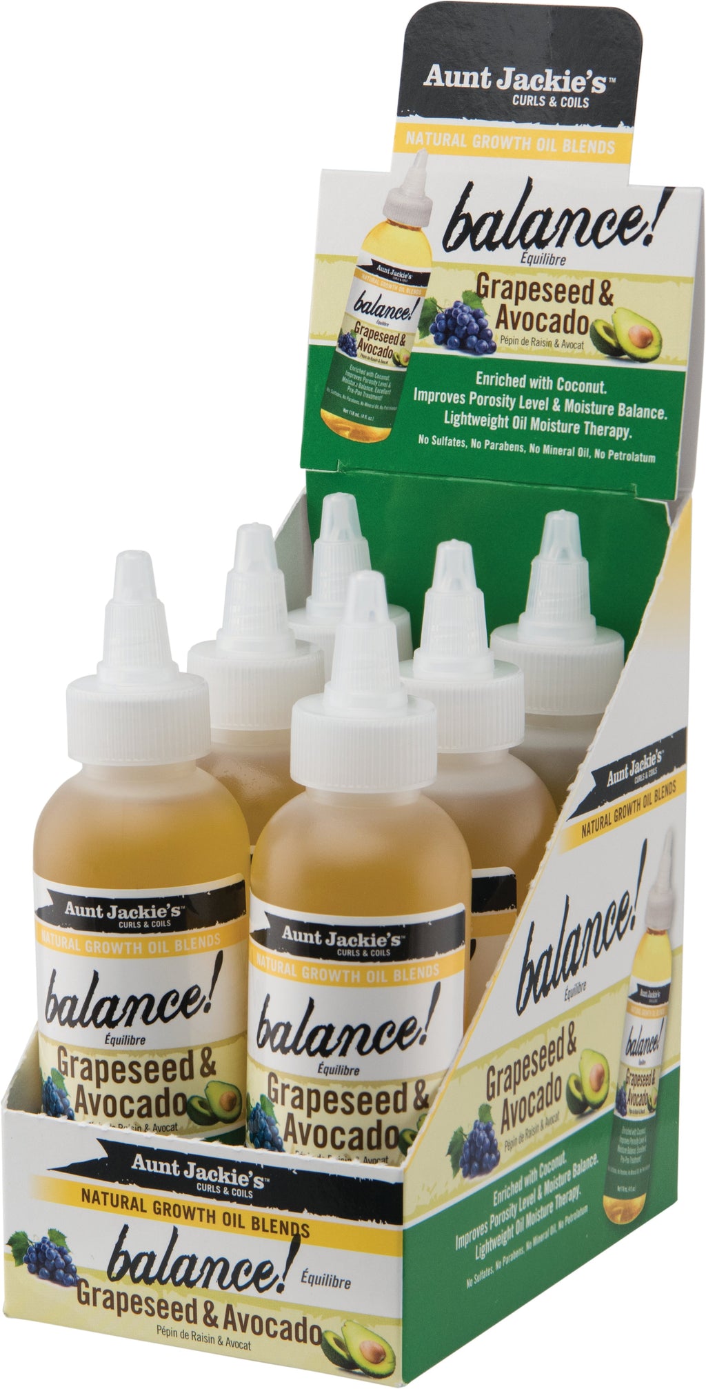 Aunt Jackie's Balance! Grapeseed & Avocado Oil