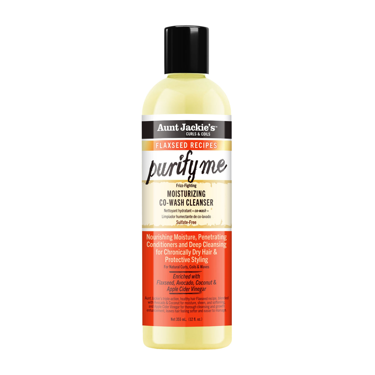 Aunt Jackie's Purify Me Moisturizing Co-Wash Cleanser